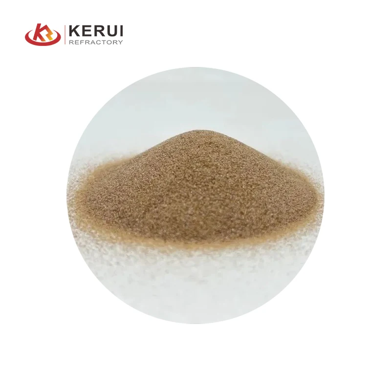 Kerui Factory Price White Zirconium Particles Ceramic Sand Zirconia Fused