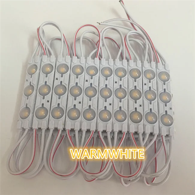 waterproof 2835 12V multicolor white/red/pink/blue colors 2835 1.5w light box LED module with lens for advertising