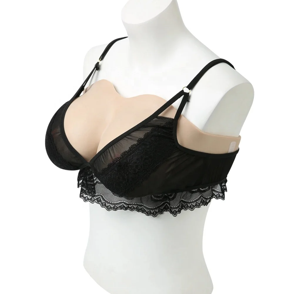 
2021 invisible C cup silicone rubber breast underwear 