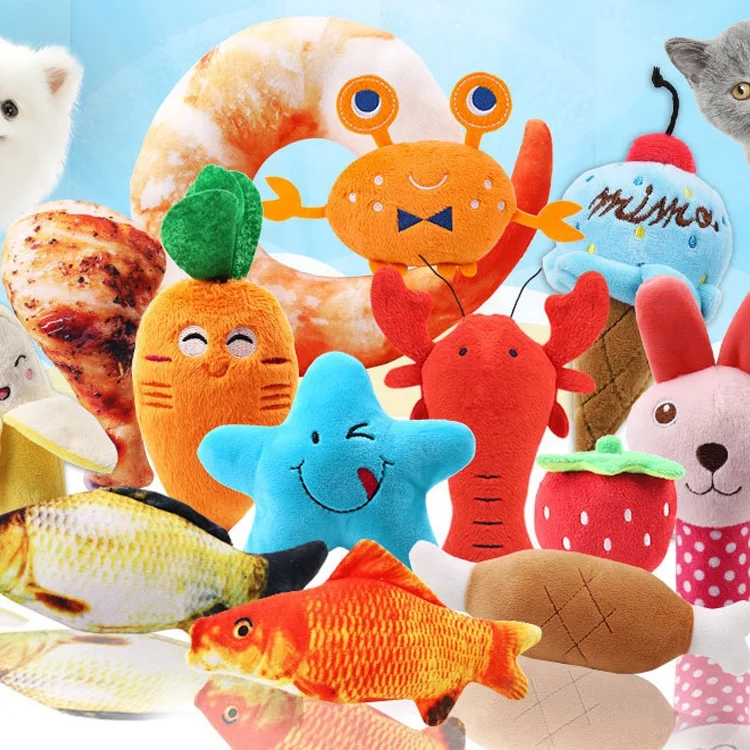 Bite Resistant Fruit Cartoon Pet Products accesorios para mascotas al mayor productos juguetes para mascotas