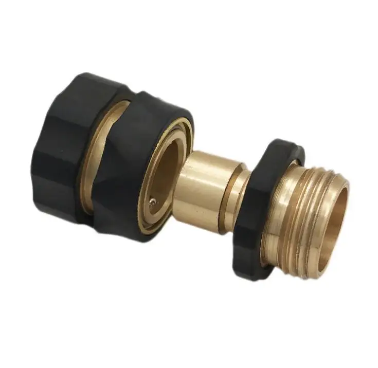 Aluminum Quick Connect Garden Hose Couplings Aluminum Quick-Disconnect Garden Hose Connector