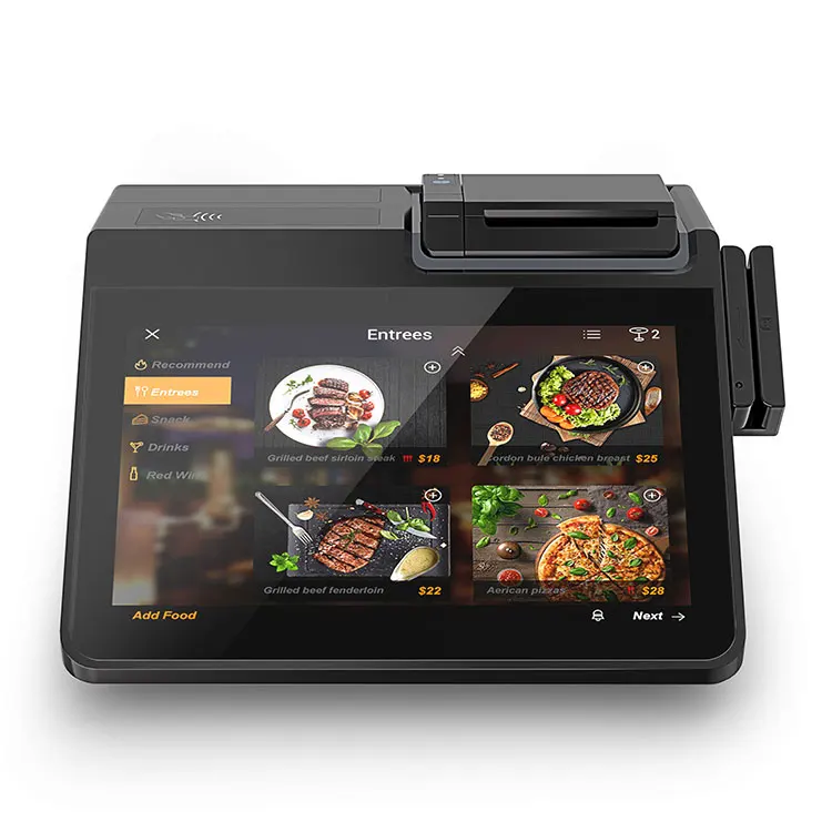 Недорогая операционная система windows android pos с принтером все в одном сенсорном экране кассовый аппарат биллинг pos-терминал для супермаркетов