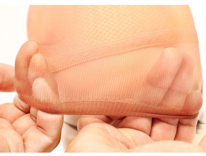 Spot wholesale European and American wig head cover single-pass mesh (pair) foreign trade nylon stockings hair net wig hair