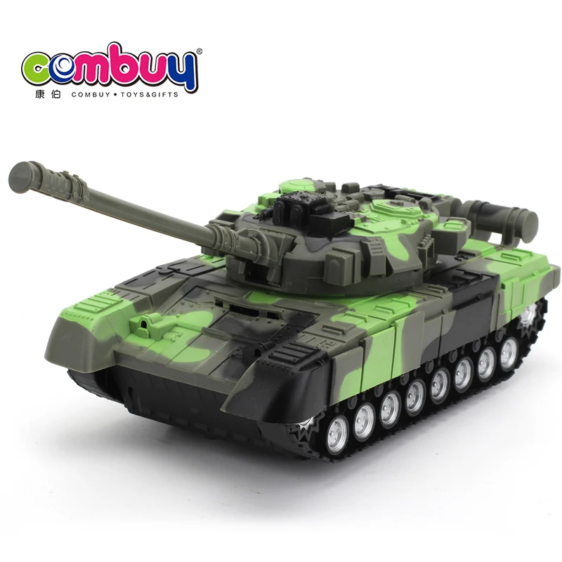 Simulation remote control four way lighting music 1:18 rc tank military toy