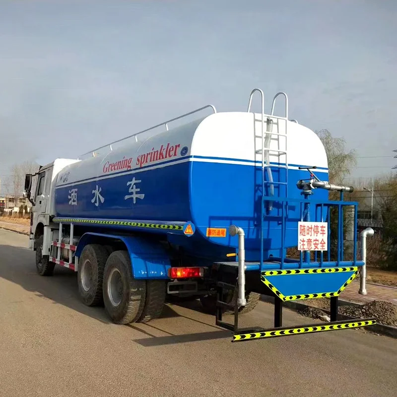 Used 6X4 Sinotruk HOWO 20000 Liters Sprinkling Water Tank Trucks