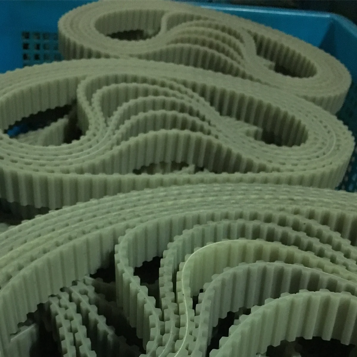 Polyurethane PU Endless Belt With Polyester Cord Double Sided