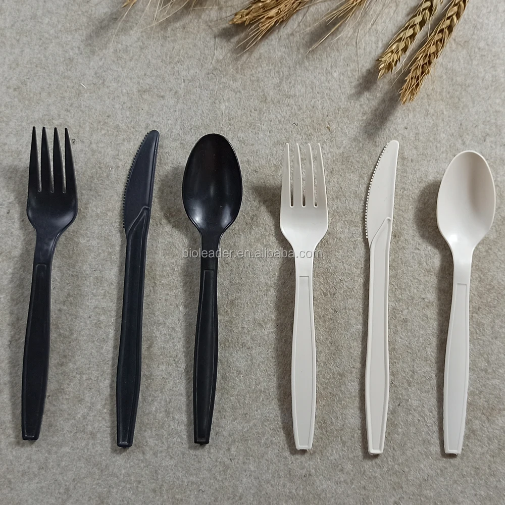 Wholesale Compostable Cutlery Sets Heavy Duty Fork Spoon And Knife