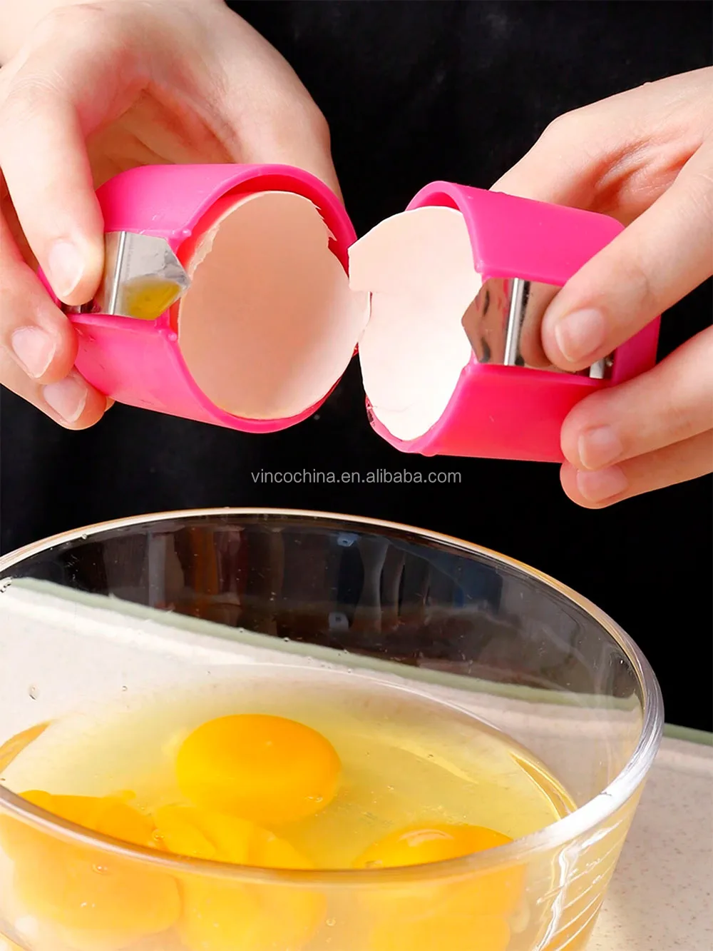 New Eggshell Cutter Egg Opener Shell Opener Steel Boiled Raw Egg Creative Kitchen Tool Egg shell Opener