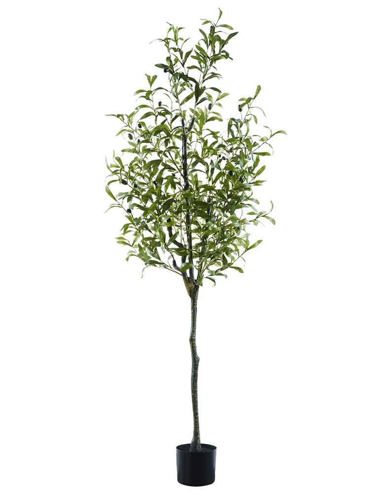 Realistic Simulated Home Decor Artificial Olive Tree Plump Fruits Full Tree Branches Plants for Christmas Festival