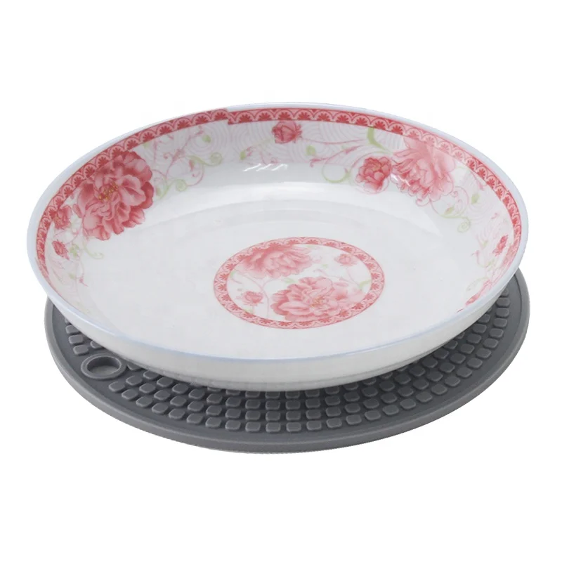 Household Heat Resistant Non-slip Insulation Table Mat Silicone Mat Pot Holder Modern Sustainable Silicone Coaster Mats & Pads
