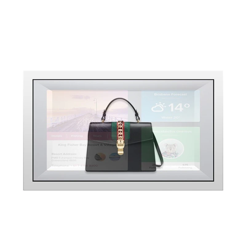 hologram display 3d holographic transparent lcd touch display 55 inch window display oled