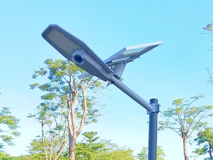 600W LED street lamp solar light IP65 AL sensor without arm pole 6500K SMD5050 high lumen 3000LM