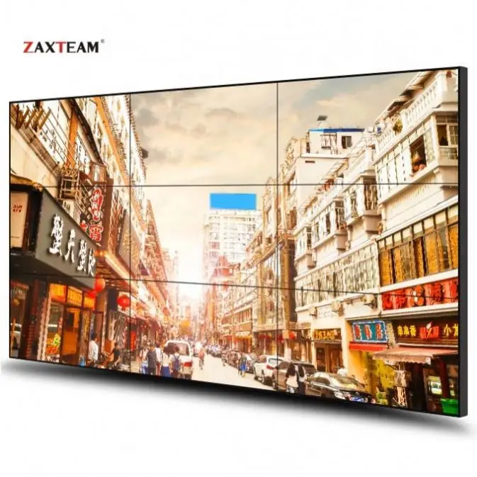 Shopping mall advertising display LCD video wall touch screen display Indoor wall