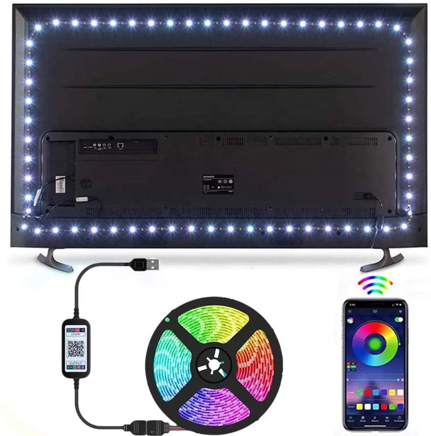 
Wholesale Price 55Inch 5 Voltage Android Sync Smd 5050Rgb 2M Universal Tv Backlight For Hisense 