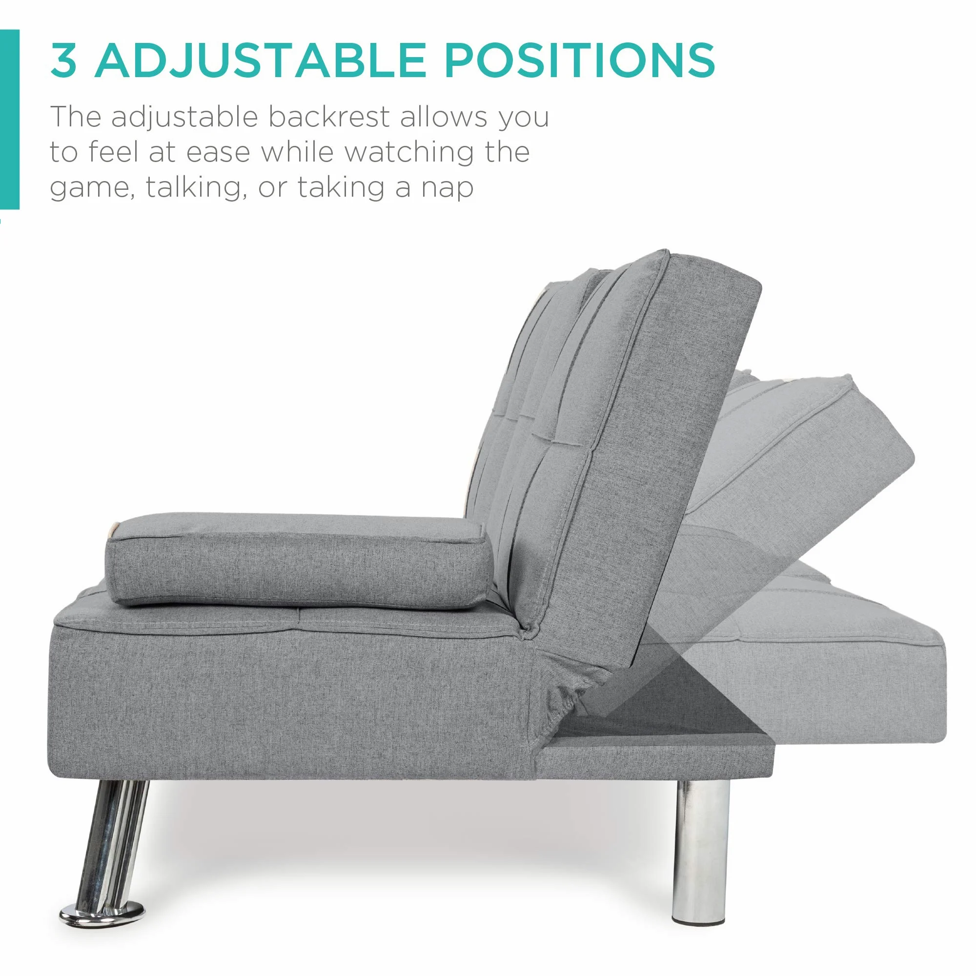 Amazon Hot Sales Multi-functional Folded Sofa Bed Furniture High Quality Fabric Sofa Beds for Home