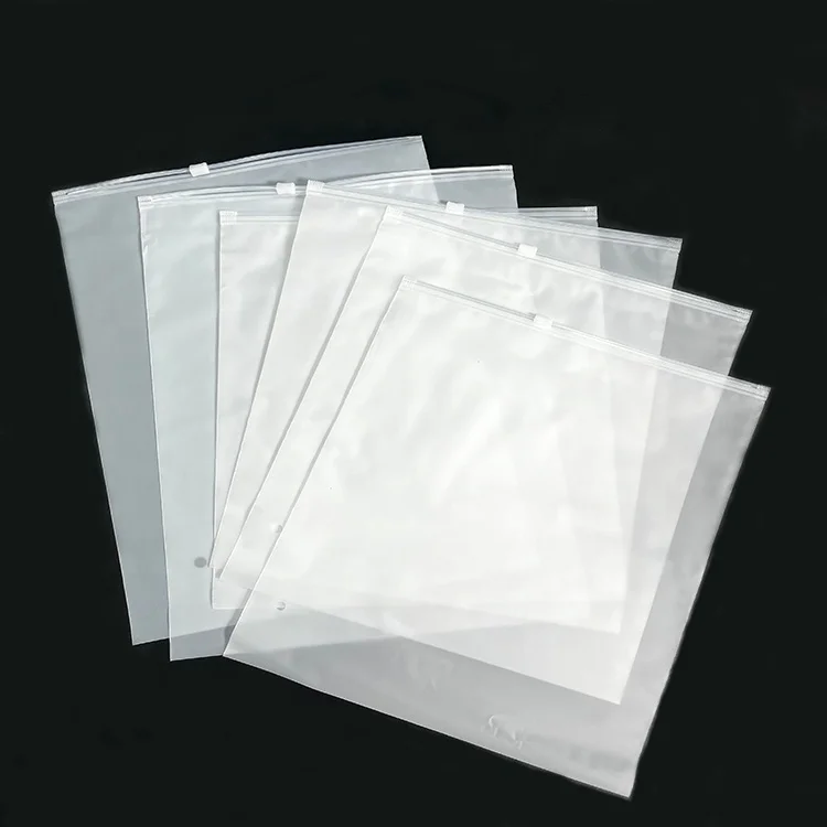 Новинка лидер продаж матовая упаковка для одежды с застежкой-молнией