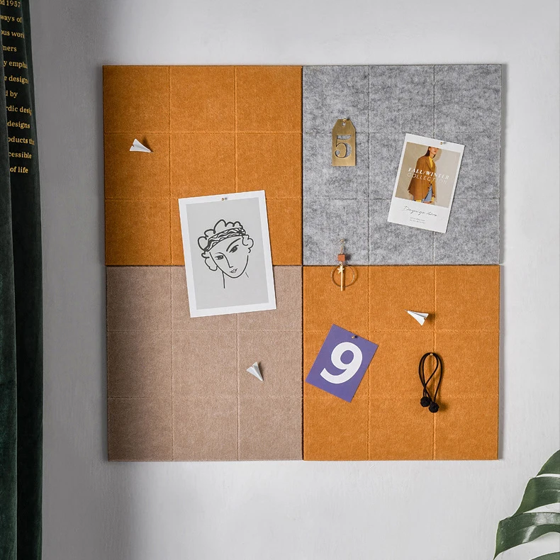 Bulletin Wall Notice Message Board felt Wall Bulletin Pin Board