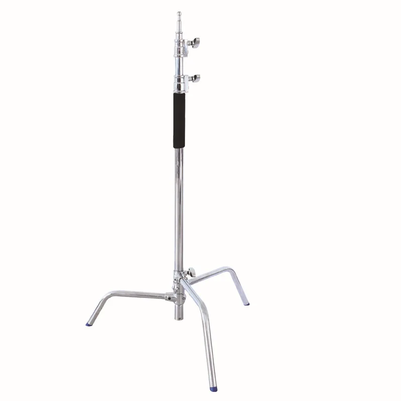 3.3m 40inch stainless steel  c stand photography with arm grip magical leg