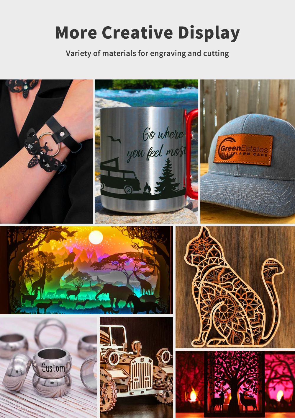 TWOTREES TTS 5.5W Portable Desktop LD+FAC+C-Lens APP Connect Diode High Home Use laser engraving machine for marking