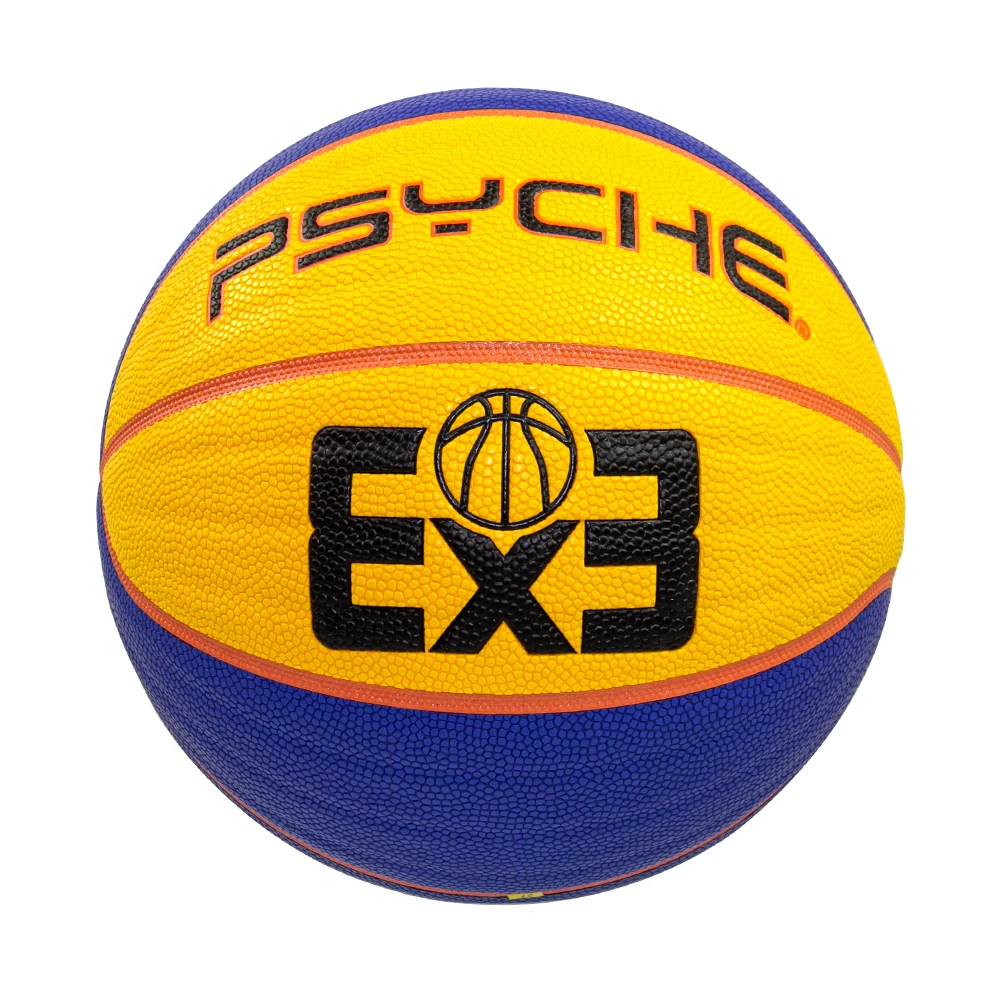 Colorful cheap rubber basketball ball  Custom official size and weight professional hygroscopic leather basketball size7