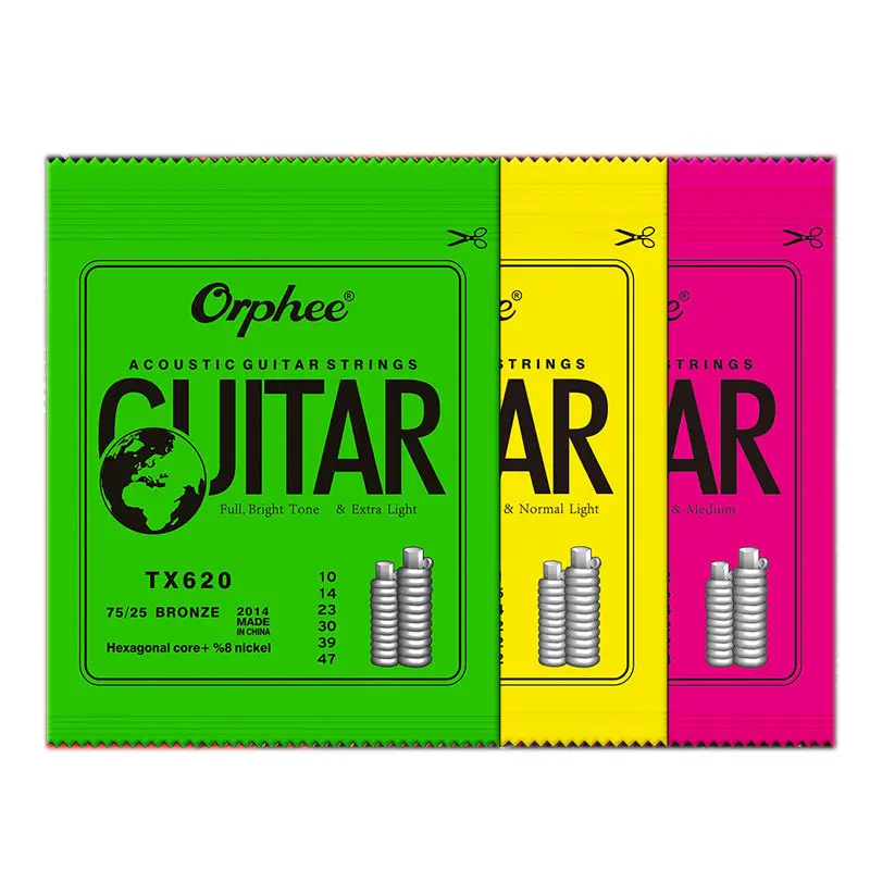 Wholesale Bulk TX620/630/640 Acoustic Orphee Guitar String