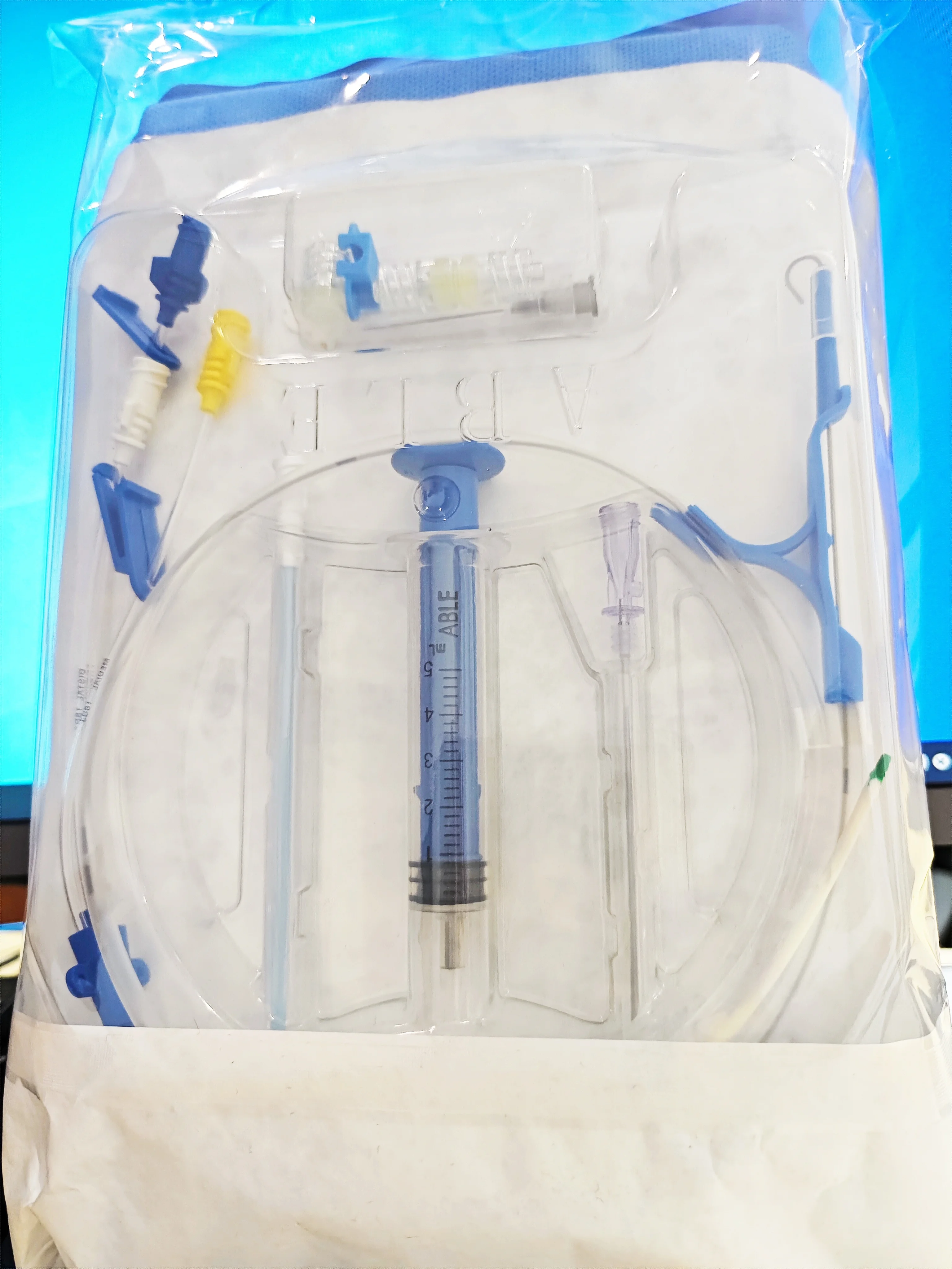 Одноразовые расходные материалы ABLE по заводской цене центральный венозная катетер больница CVC взрослый размер педиатрический CE ISO