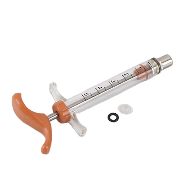 High quality veterinary syringe luer lock 5ml tpx syringe for vaccination