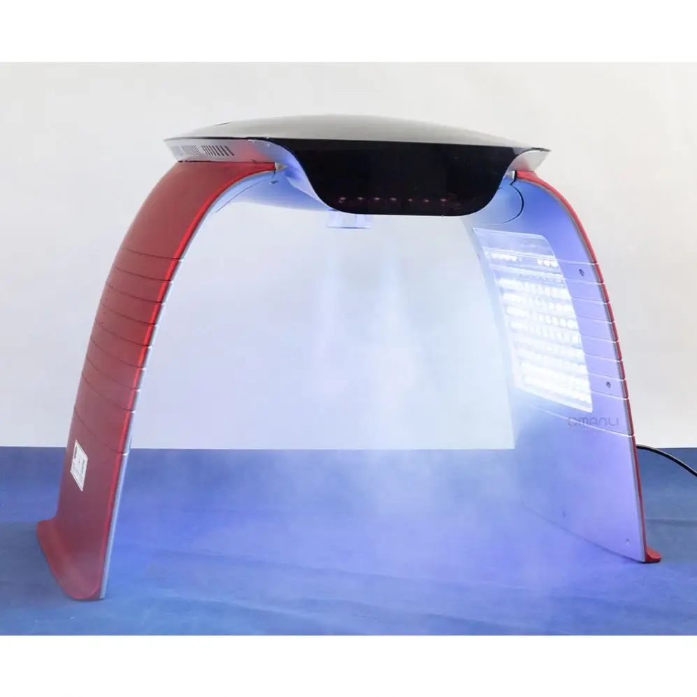 Устройство для красоты спрей пар 7 цветов светодиодная фотонная терапия аппарат лица