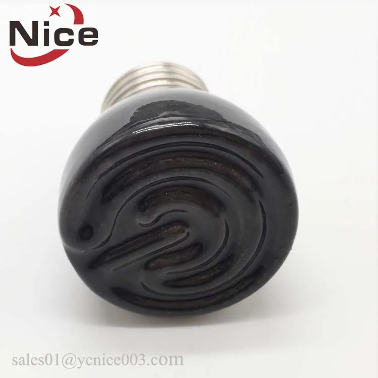 60w Infrared E27 Ceramic Heating Emitter Bulb