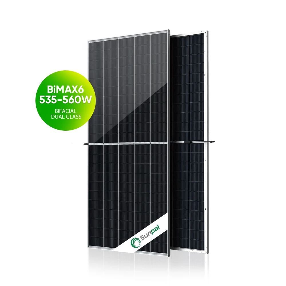 Glass Bipv Modules Frameless Solar Panel Cladding 540W 545W 550W Solar Transparente Panels