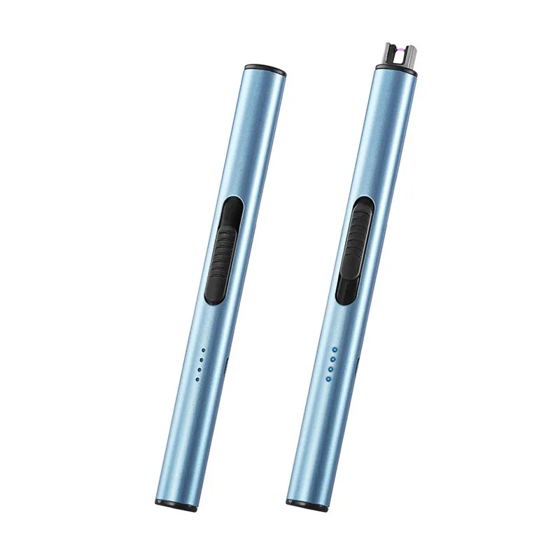 Hot Selling Arc Windproof USB Rechargeable BBQ Plasma Flameless Lighter Electronic Candle Lighter