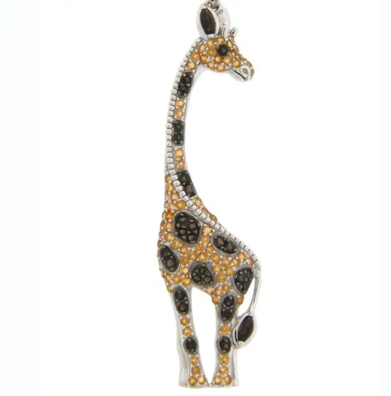 Enamel Giraffe Brooches for Women Cute Animal Brooch Pin Fashion Jewelry Gold Color Gift For Kids Exquisite Brooches