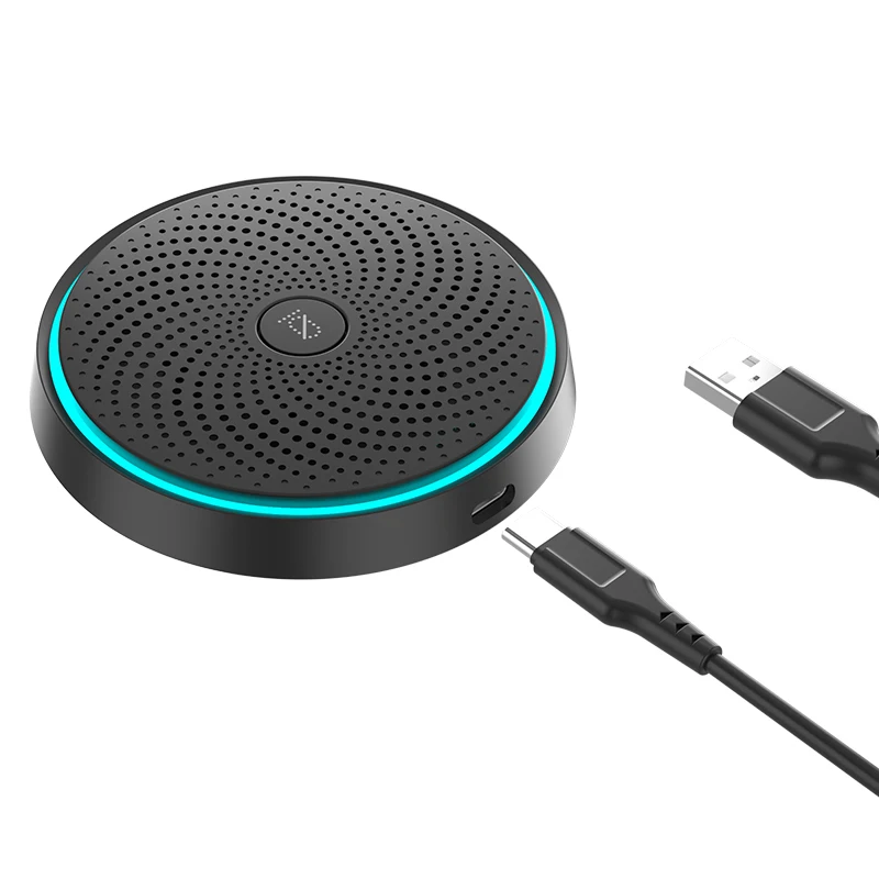 Conference USB Microphone Stand Condenser Mic LED Indicator Touch Mute Podcast Microphone for Computer Desktop fifine Mics