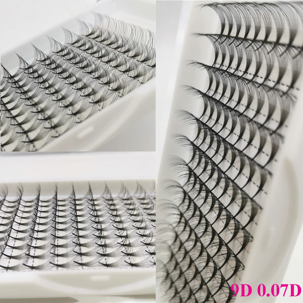 eyelash lashes extension supplies trays fan  3d 4d 5d 6d 10d individual volume lashes extension
