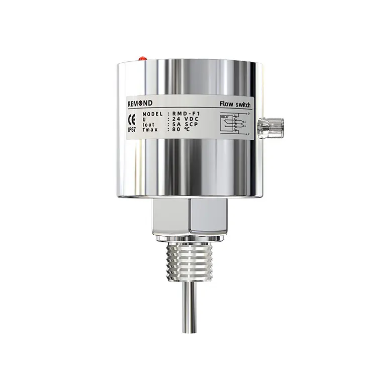 Stainless Steel Water Flow Switch Air Flow Sensor AC220V Power Supply Fire Fighting Flow Switches