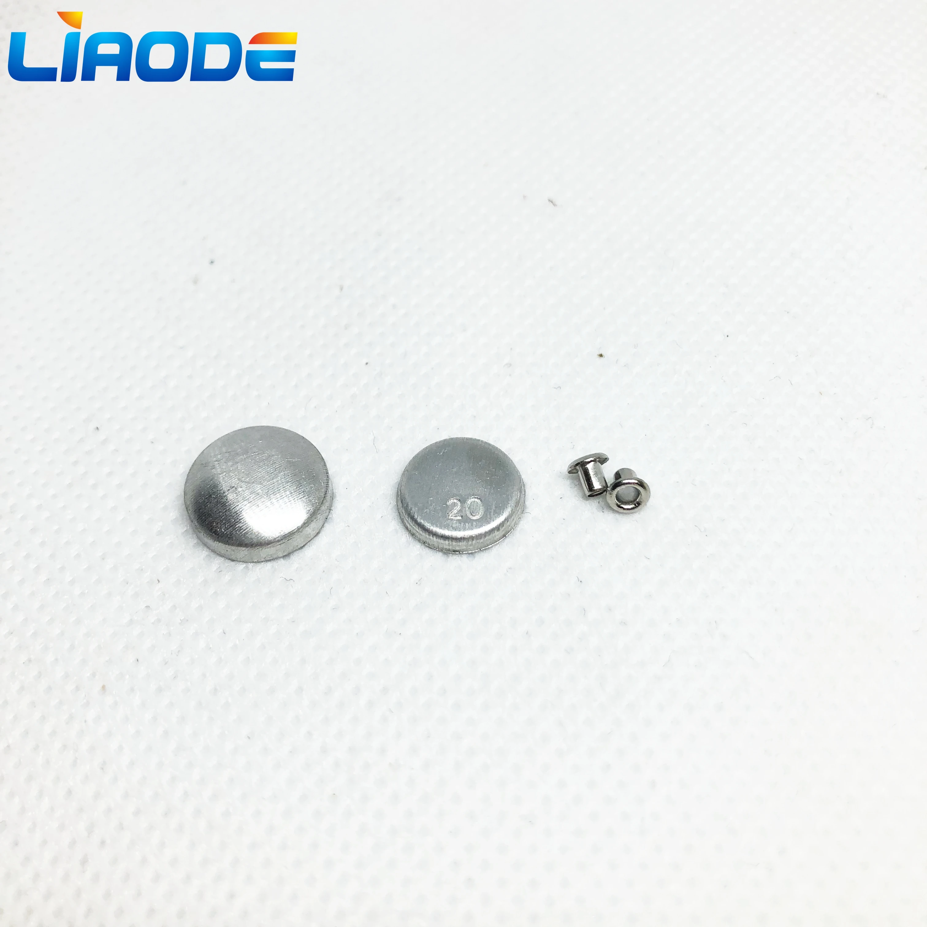 12.5mm pignose fabric two holes eyelet buttons