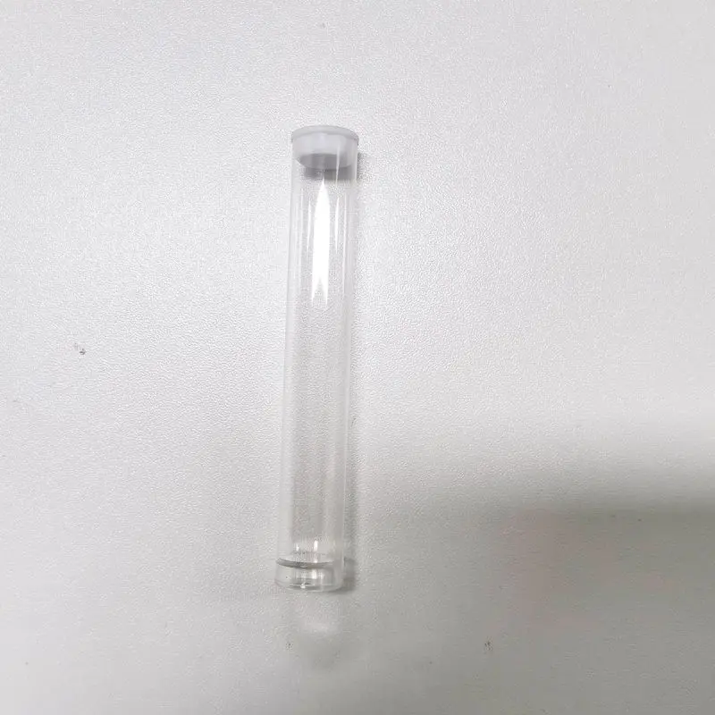 USA Best Selling In Stock Support Custom Size Clear PVC Tube Cartridge Package small Transparent PC plastic tubes packaging