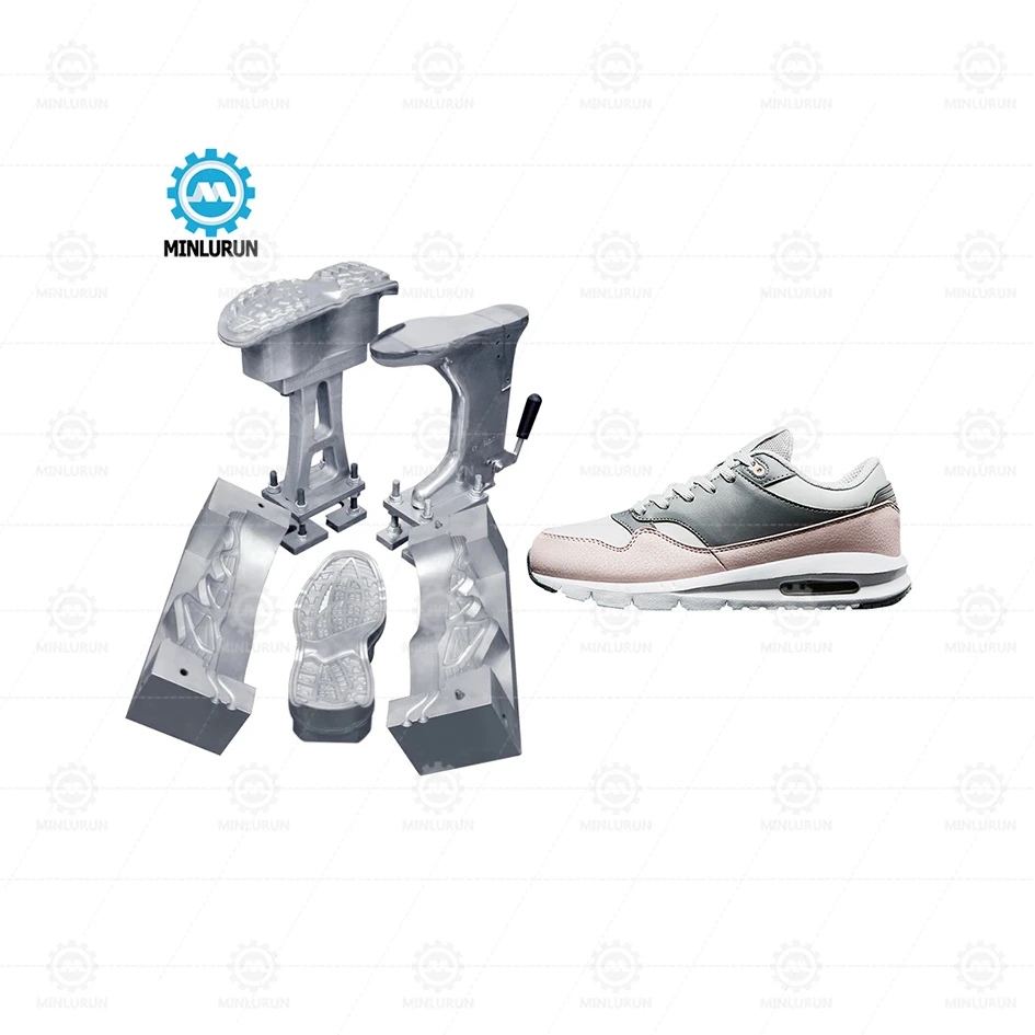 New Design Pu Dip Footwear Mold Plastic Sole Mould for Desma Automatic Machine Full Injection Molding Shoe