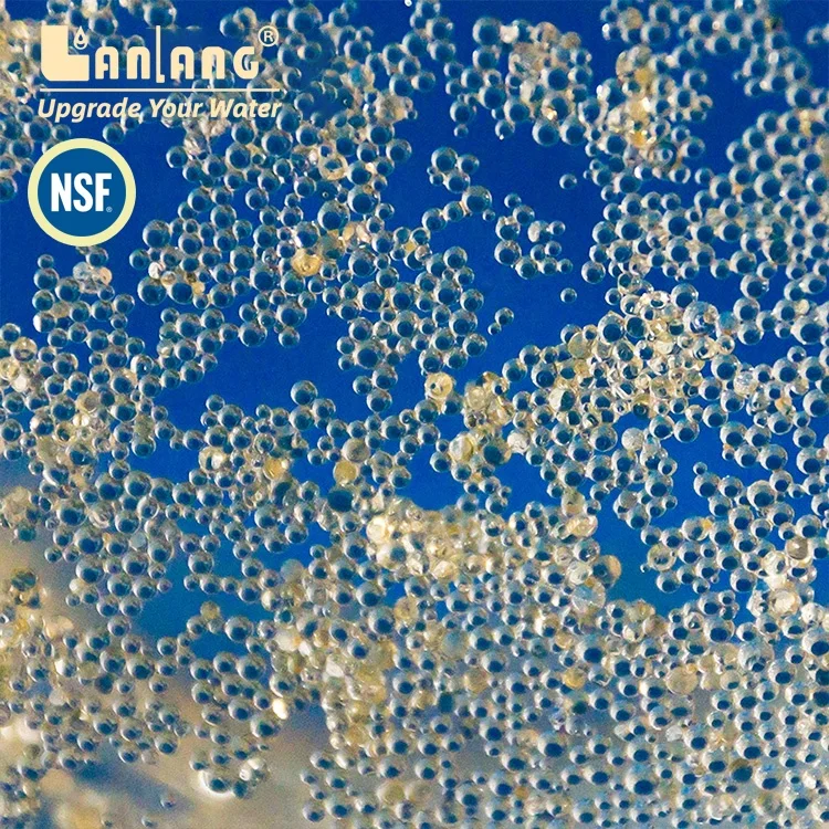 LANLANG NSF purolite ion exchange resin drinking water treatment soduim ion exchange resin water softener cation exchange resin