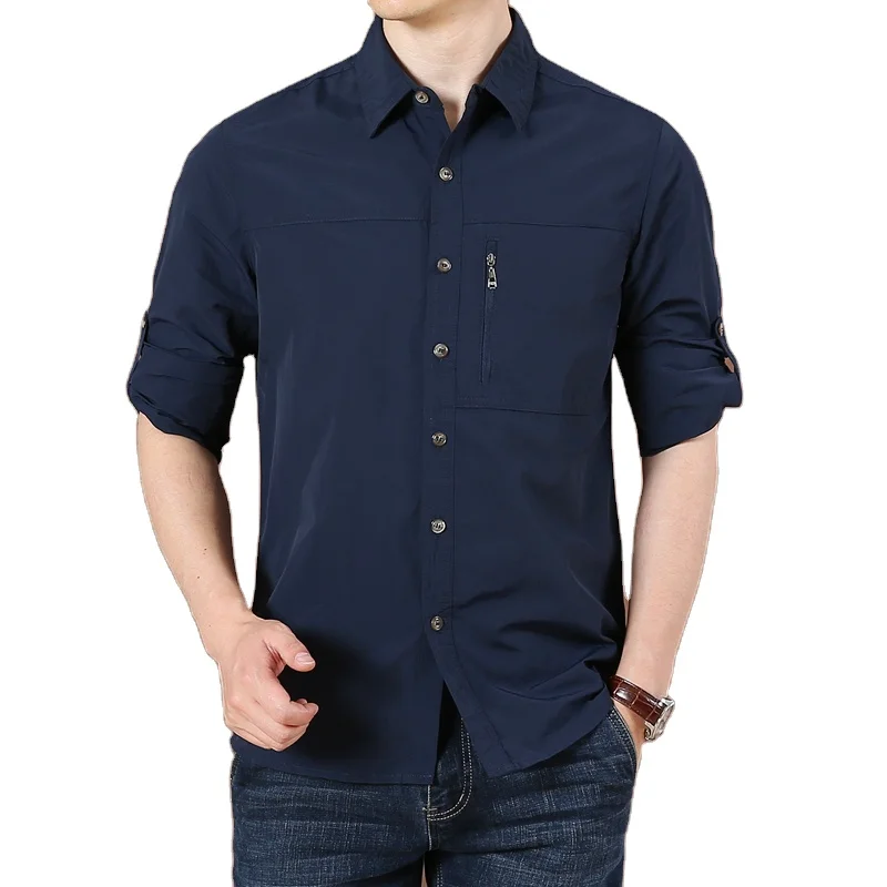 Легкая весенне-Летняя мужская рубашка camisa de hombre с длинным рукавом тактическая рыболовная softshell мужские рубашки