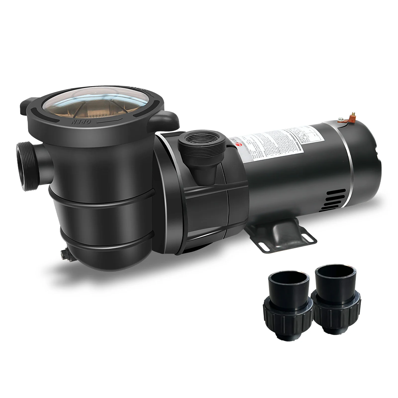 PB11504 DoE Compliant Extremely Quiet 2.0 hp pool pump with plug