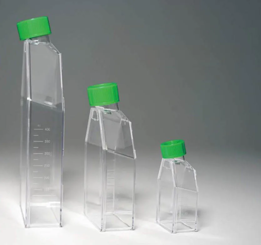 Plastic Sterile Tissue Cell Tissue Culture Jar Bottle 25ml 75ml 175ml filter multi-layer cell culture flask