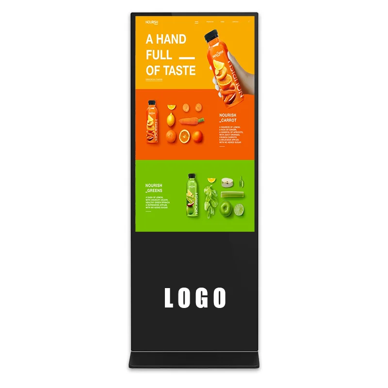 Smart Kiosk Floor Standing Digital Signage Kiosk Totem Vertical LCD Advertising Digital Display Signage