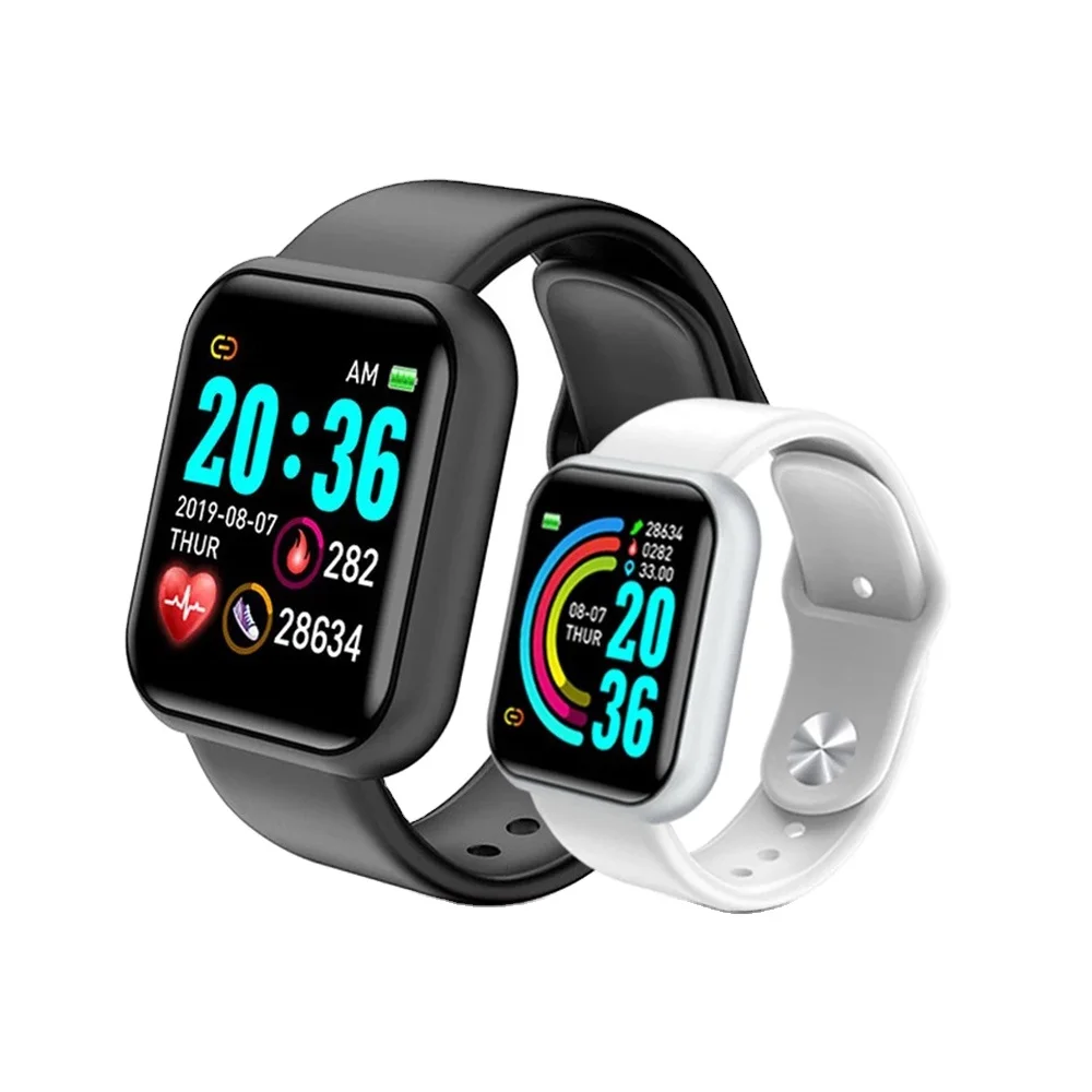 Best-selling D20 Y68 Smart Watch Large Screen Waterproof I7pro Max I8pro Max Smartwatch Iwo Series 7 Smart Watch I7 Pro Max