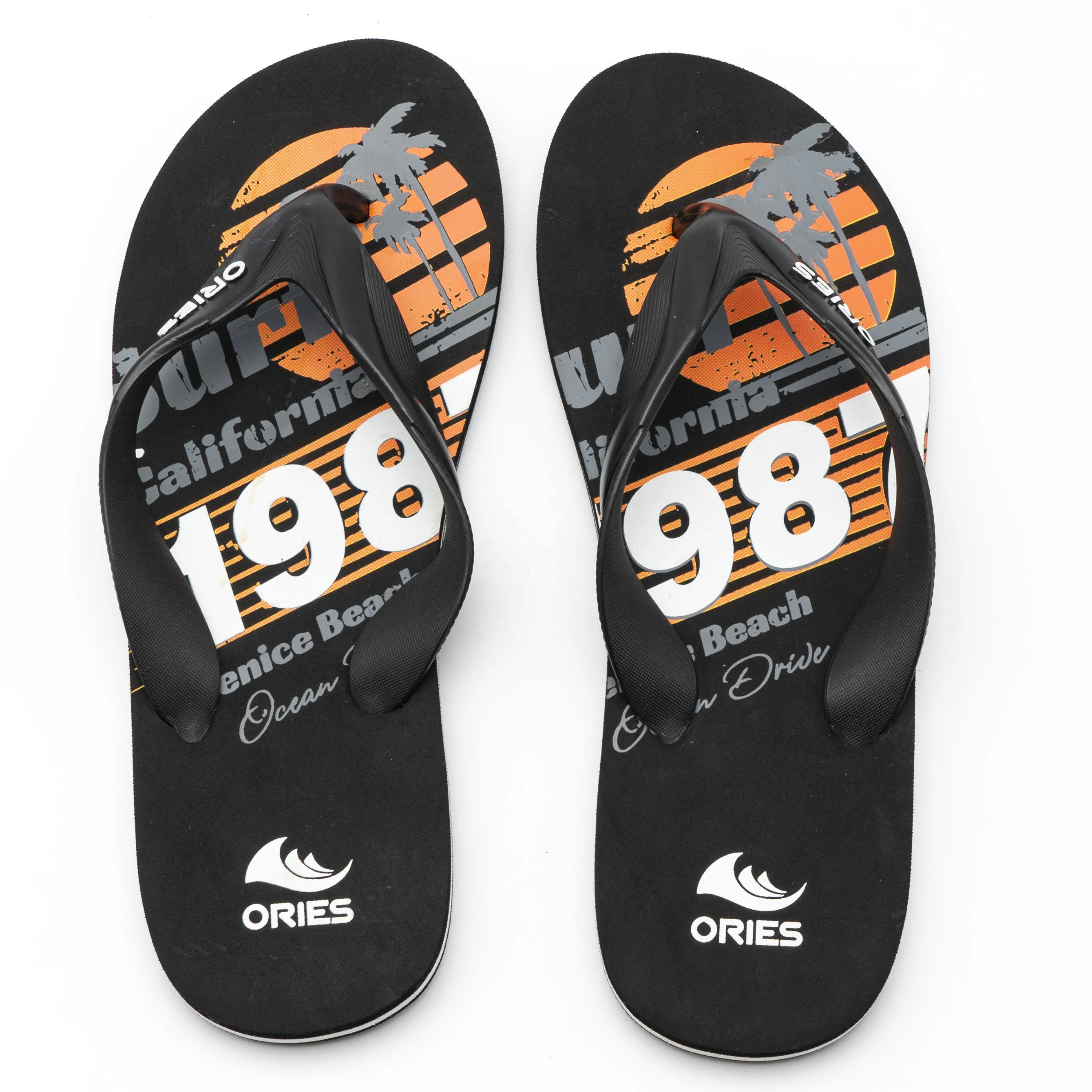 summer beach new design  sublimation flip flops  man outdoor flip-flops