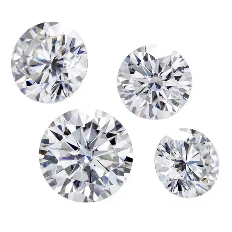 Diamond Stone High Quality White D Colors Diamond Carat Natural VVS Round Loose Cut Diamond