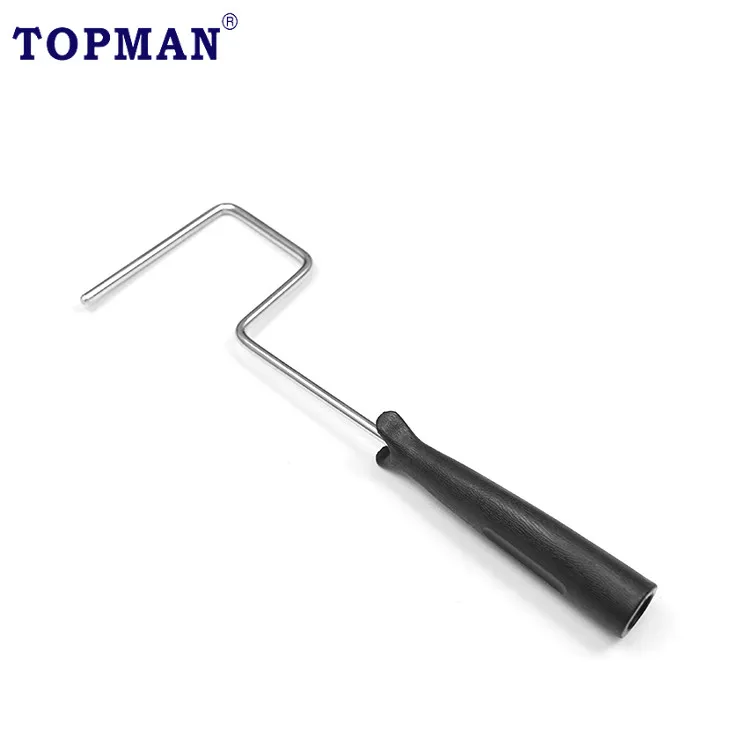 4inch x 12inch  angle paint roller frame fit for all mini rollers American plastic handle with screw fit