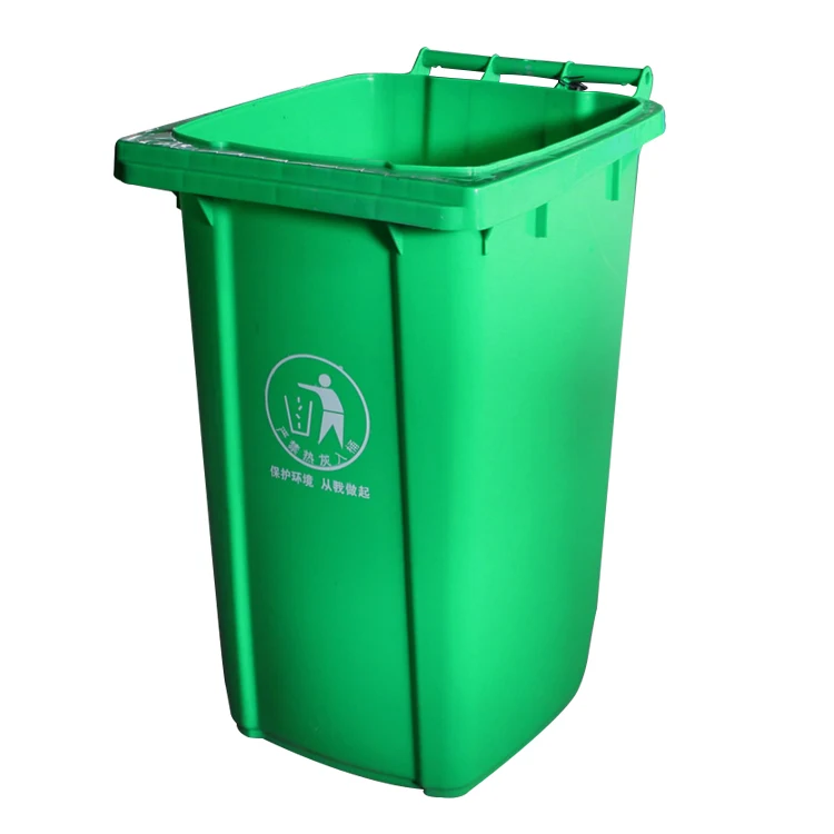 Factory sale durable 240 litre plastic dustbin container for outdoor garbage