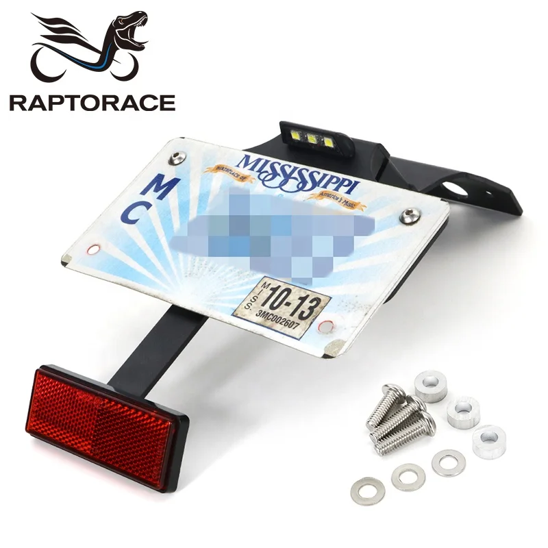 Raptorace fit for HONDA CRF300L Fender aftermarket aluminum number license plate holder fender eliminator tail tidy