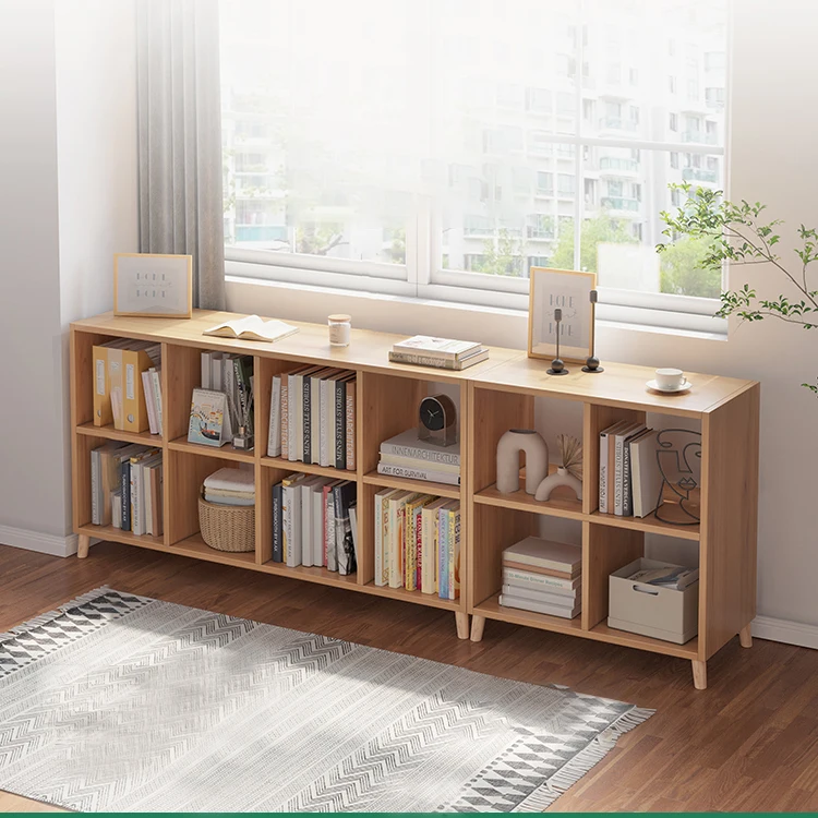 Bookcase wooden bookshelf modern luxury bookshelf plywood bookcase mdf bookcase